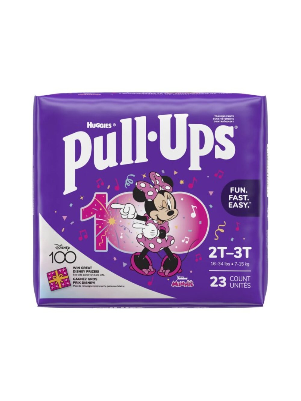 New Huggies Pull-Ups Disney Minnie Training Pants 2T-3T 23 Ct